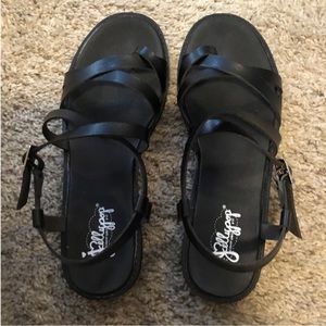 New Black Sandals